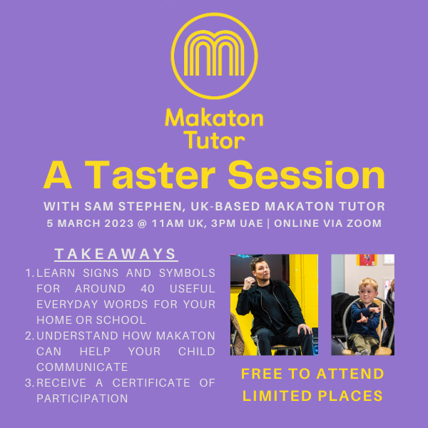 Makaton - A Taster Session - March 2023